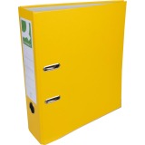 Q-CONNECT ordner, voor ft A4, uit PP en papier, met beschermrand, rug van 8 cm, geel