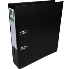 Q-CONNECT ordner, voor ft A4, volledig uit PP, rug van 8 cm, zwart