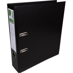 Q-CONNECT classeur, pour ft A4, entièrement en PP, dos de 8 cm, noir