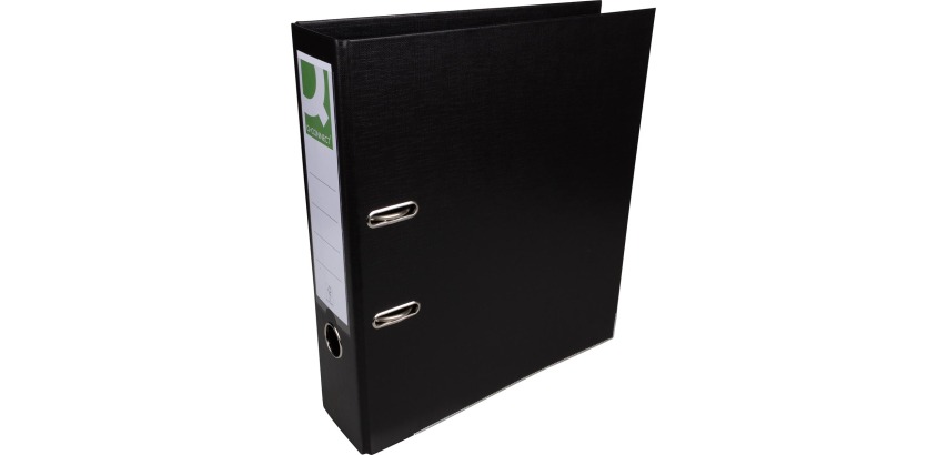 Q-CONNECT binder, for A4 size, fully in PP, spine 8 cm, black