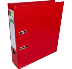 Q-CONNECT ordner, voor ft A4, volledig uit PP, rug van 8 cm, rood