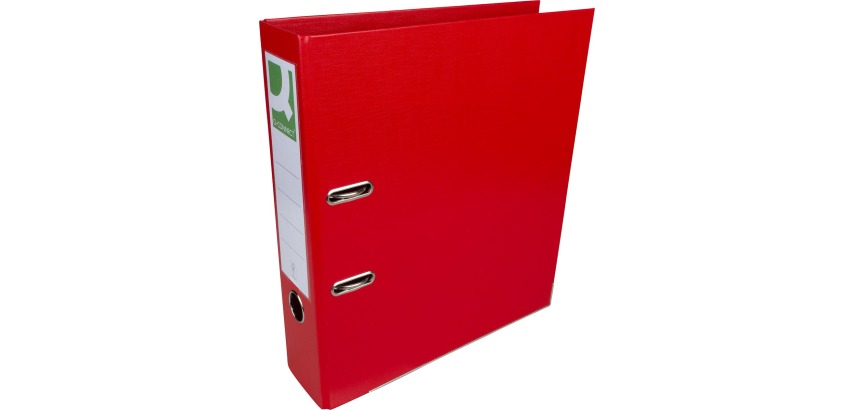 Q-CONNECT classeur, pour ft A4, entièrement en PP, dos de 8 cm, rouge