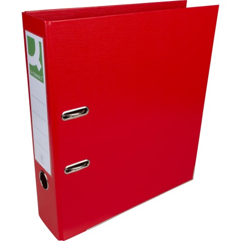 Q-CONNECT ordner, voor ft A4, volledig uit PP, rug van 8 cm, rood