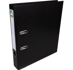 Q-CONNECT classeur, pour ft A4, entièrement en PP, dos de 5 cm, noir