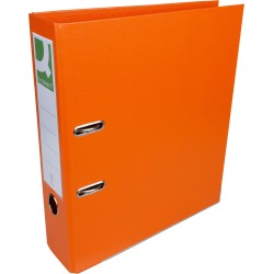 Q-CONNECT classeur, pour ft A4, entièrement en PP, dos de 8 cm, orange
