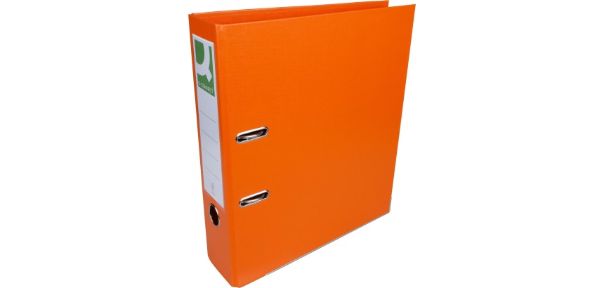 Q-CONNECT binder, for A4 size, fully PP, spine 8 cm, orange