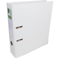 Q-CONNECT classeur, pour ft A4, entièrement en PP, dos de 8 cm, blanc