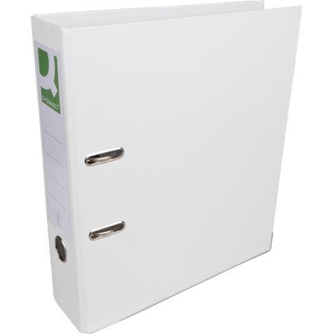 Q-CONNECT classeur, pour ft A4, entièrement en PP, dos de 8 cm, blanc