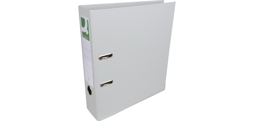 Q-CONNECT classeur, pour ft A4, entièrement en PP, dos de 8 cm, gris
