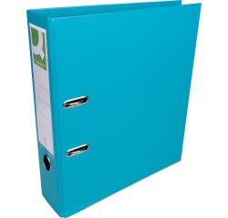 Q-CONNECT ordner, voor ft A4, volledig uit PP, rug van 8 cm, turkoois