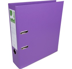 Q-CONNECT ordner, voor ft A4, volledig uit PP, rug van 8 cm, violet