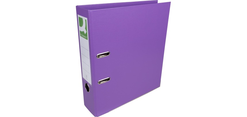 Q-CONNECT binder, for A4 size, fully made of PP, 8 cm spine, purple