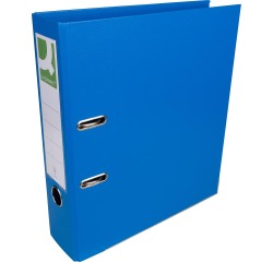 Q-CONNECT classeur, pour ft A4, entièrement en PP, dos de 8 cm, bleu