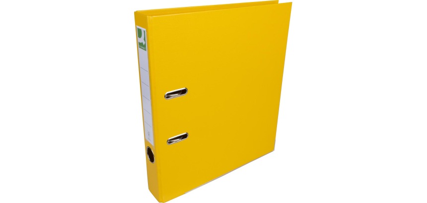 Q-CONNECT binder, for A4 size, fully in PP, 5 cm spine, yellow