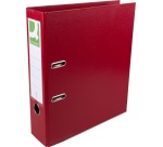 Q-CONNECT classeur, pour ft A4, entièrement en PP, dos de 8 cm, bordeaux