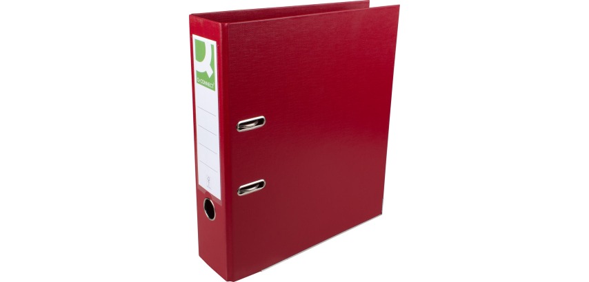 Q-CONNECT classeur, pour ft A4, entièrement en PP, dos de 8 cm, bordeaux