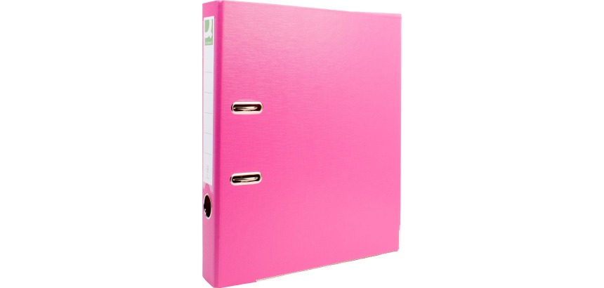 Q-CONNECT binder, for A4 size, full PP, 5 cm spine, pink