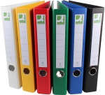 Q-CONNECT classeur, pour ft A4, entièrement en PP, dos de 5 cm, couleurs assorties