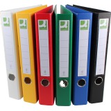 Q-CONNECT Ordner, für A4-Format, komplett in PP, Rücken 5 cm breit, verschiedene Farben
