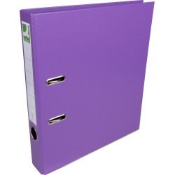 Q-CONNECT ordner, voor ft A4, volledig uit PP, rug van 5 cm, violet