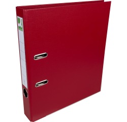 Q-CONNECT classeur, pour ft A4, entièrement en PP, dos de 5 cm, bordeaux