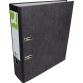 Q-CONNECT ordner, voor ft A4, uit karton, rug van 8 cm, gewolkt zwart
