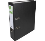 Q-CONNECT classeur, pour ft A4, en carton recouvert de Plastique Recycolor, dos de 8 cm, noir