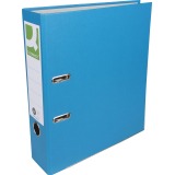 Q-CONNECT binder, for A4 size, cardboard covered with Recycolor plastic, 8 cm spine, blue