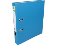 Q-CONNECT classeur, pour ft A4, en carton recouvert de Plastique Recycolor, dos de 5 cm, bleu