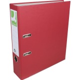 Q-CONNECT binder, for A4 size, in Recycolor paper, spine of 8 cm, burgundy