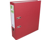 Q-CONNECT classeur, pour ft A4,en Recycolor papier, dos de 8 cm, bordeaux