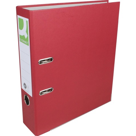 Q-CONNECT ordner, voor ft A4, uit Recycolor papier, rug van 8 cm, bordeaux