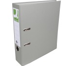 Q-CONNECT binder, for A4 size, cardboard covered with Recycolor Plastic, 8 cm spine, gray