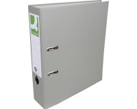 Q-CONNECT ordner, voor ft A4, uit Recycolor papier, rug van 8 cm, grijs
