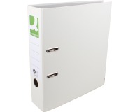 Q-CONNECT binder, for A4 size, in Recycolor paper, spine 8 cm, white