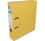 Q-CONNECT ordner, voor ft A4, uit Recycolor papier, rug van 8 cm, geel