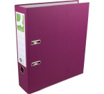 Q-CONNECT classeur, pour ft A4,en Recycolor papier, dos de 8 cm, pourpre