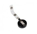 Q-CONNECT système enrouleur pour badges noir