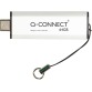 Q-CONNECT USB-C stick 3.2 Gen1, zilver, 64 GB