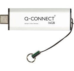 Q-CONNECT clé USB-C 3.2 Gen1, argent, 16 Go