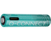 Q-CONNECT piles rechargeables USB-C AAA, blister 4 pièces