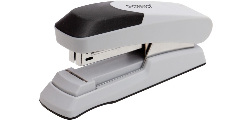 Q-CONNECT nietmachine, Flat Clinch, 20 blad, zwart