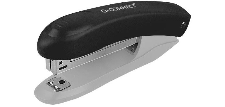 Q-CONNECT agrafeuse, 12 feuilles, avec arrache-agrafes intégré