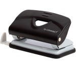 Q-CONNECT Light Duty perforateur, métal, 10 feuilles, noir