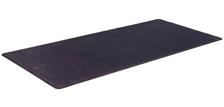 Q-CONNECT bureauonderlegger en muismat, ft 90 x 40 cm, zwart