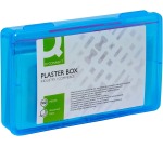 Q-CONNECT pleisters, assortiment van 100 stuks, in  hersluitbare plastic box
