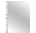 Q-CONNECT geperforeerde showtas A4 11-gaatsperforatie glashelder 100 micron