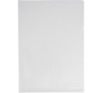 Q-CONNECT transparente Eckhülle 160 Mikron Packung mit 100 Stück