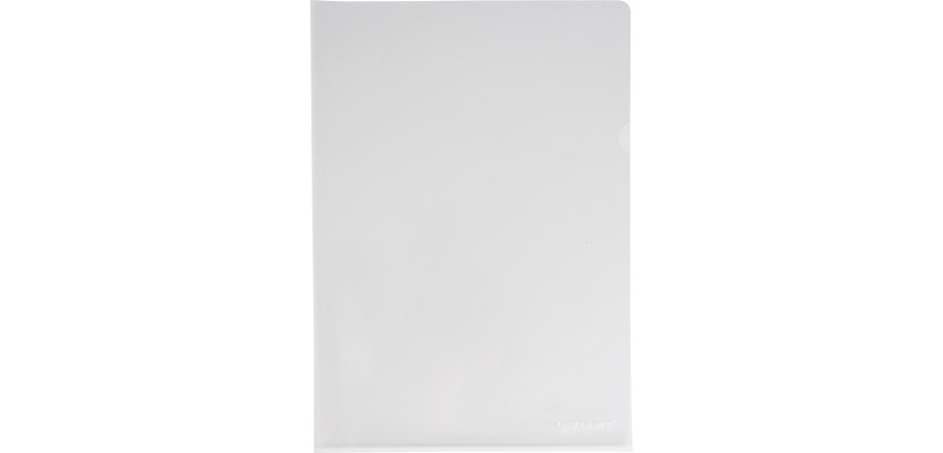 Q-CONNECT pochette coin transparent 160 microns paquet de 100 pièces