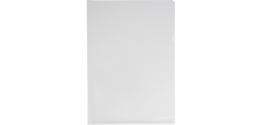 Q-CONNECT transparente Eckhülle 160 Mikron Packung mit 100 Stück